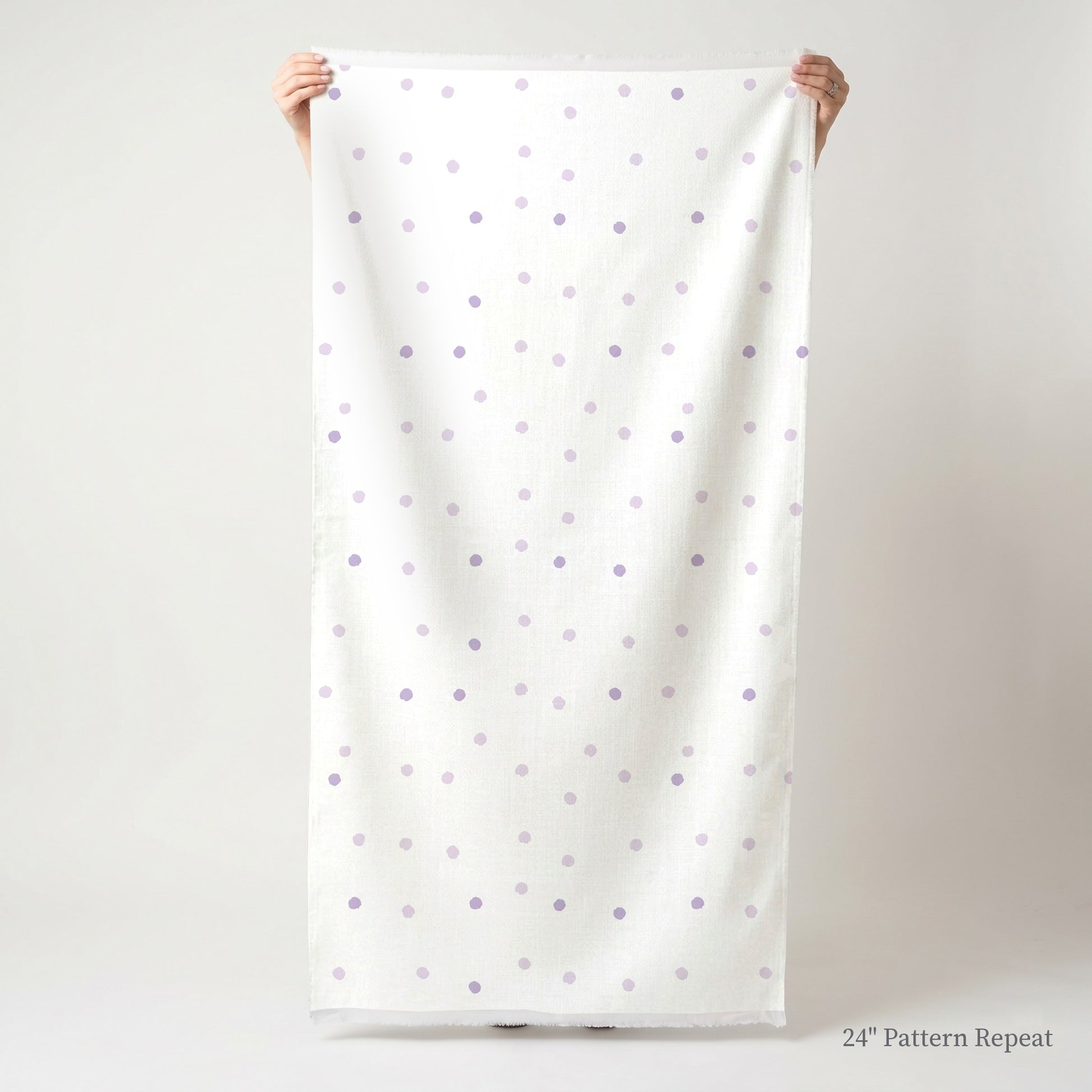 Purple Aria Fabric by the Yard
