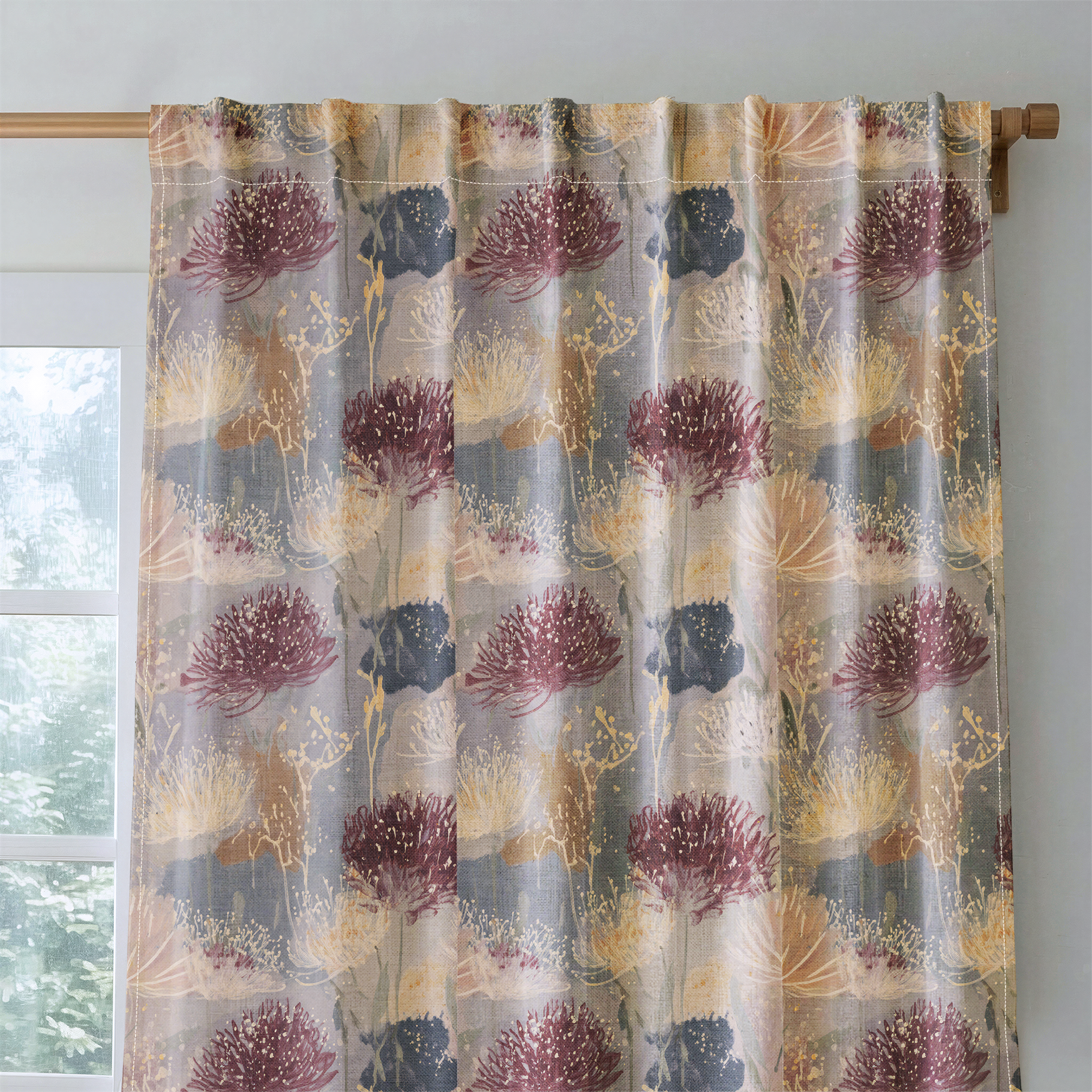 The Muted Meadow - Drapery — rod