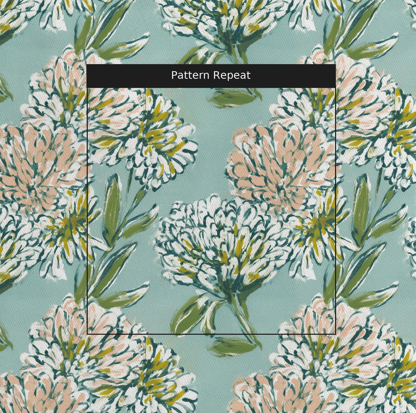 Althea Fabric by the Yard — pattern repeat
