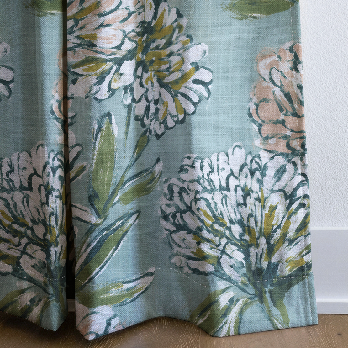 Althea - Drapery — corner closeup
