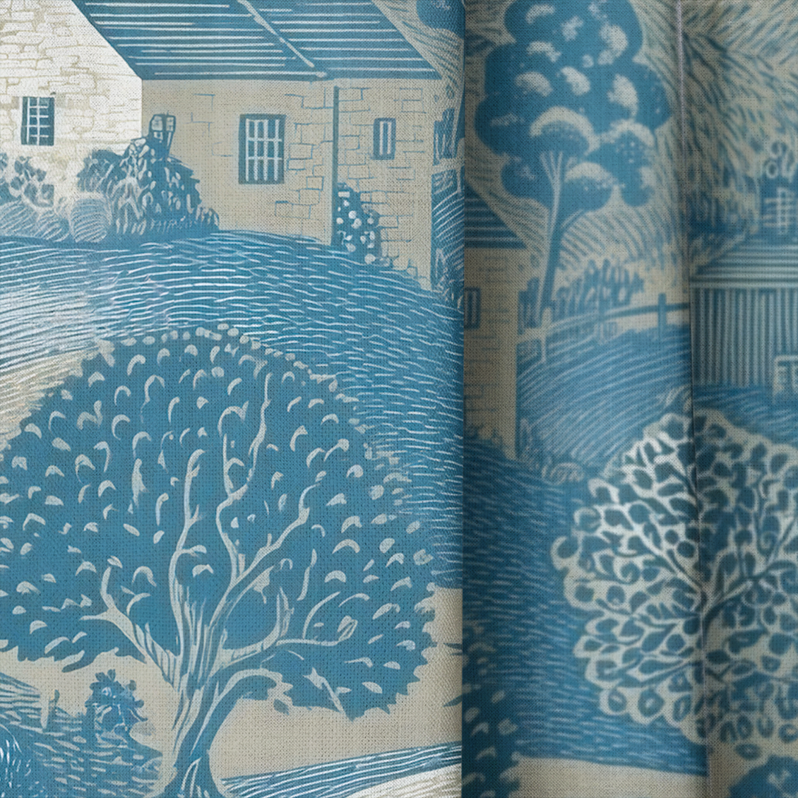 Meadow Line - Drapery — close up