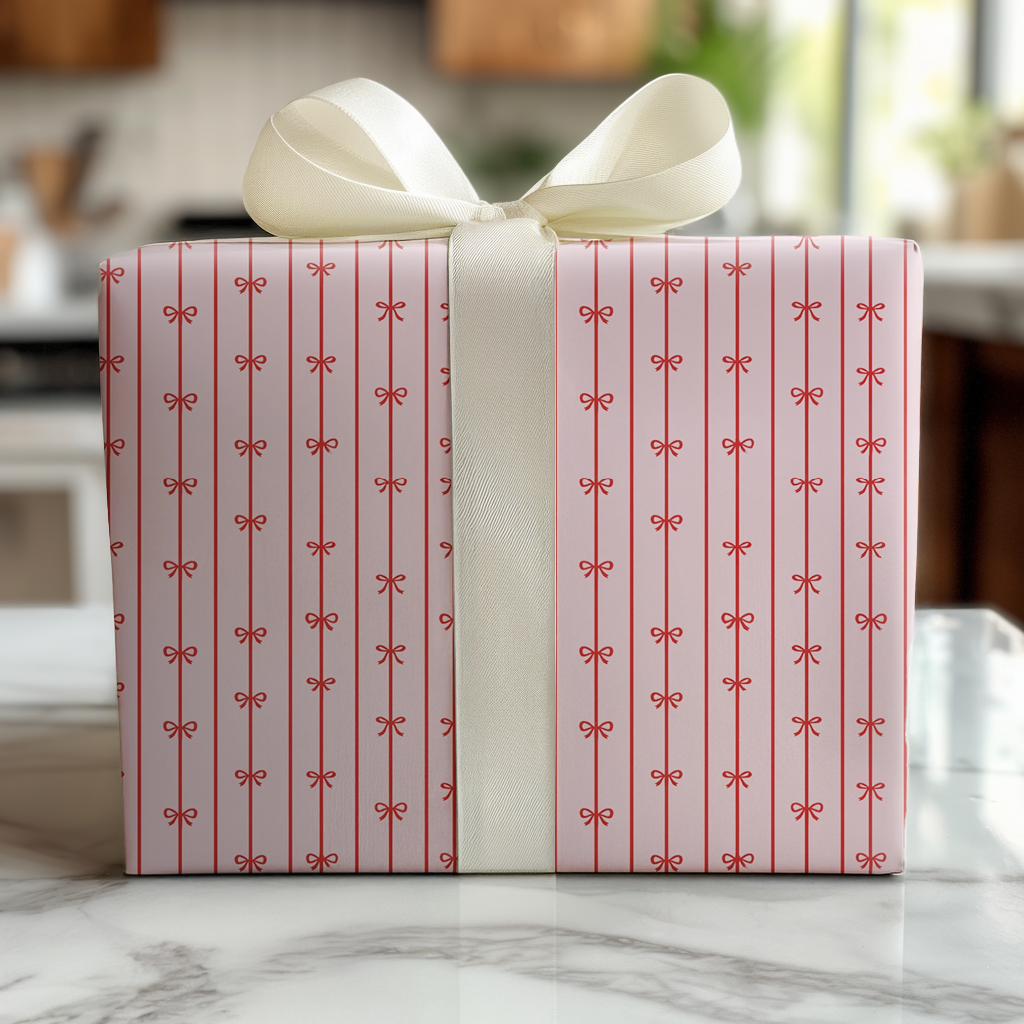 Tied in Lines - Wrapping Paper