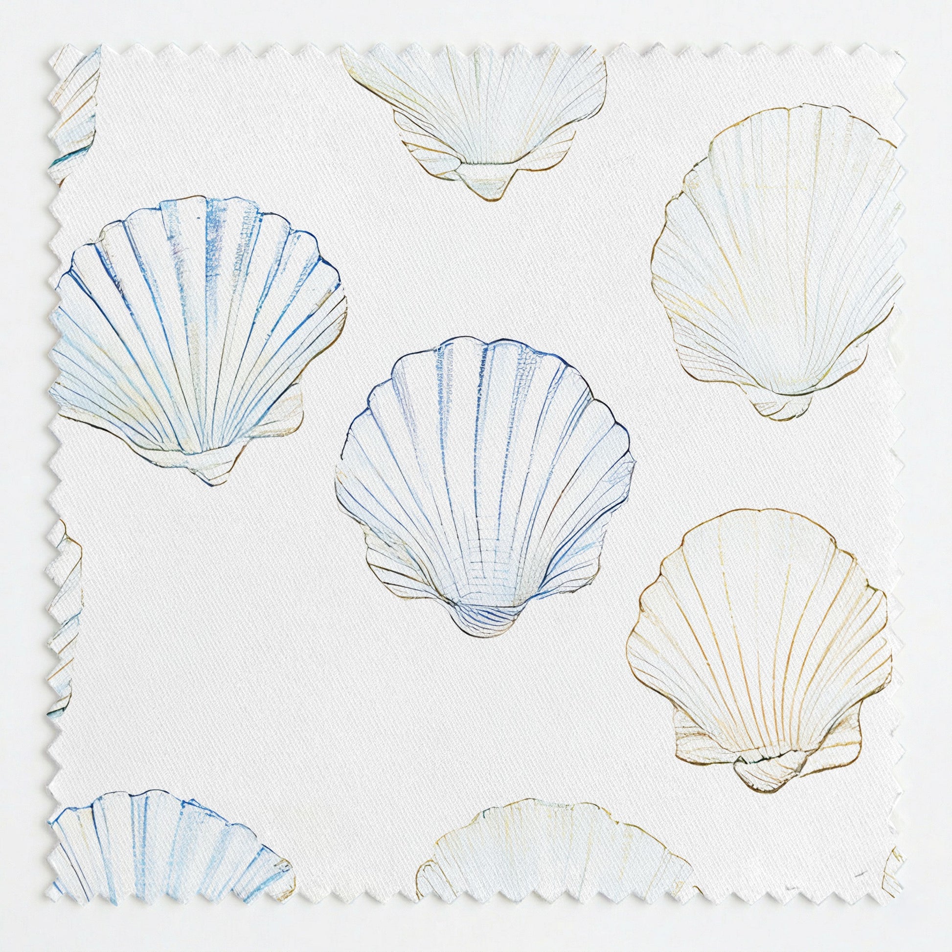 Sally's Sea Shells Fabric by the Yard