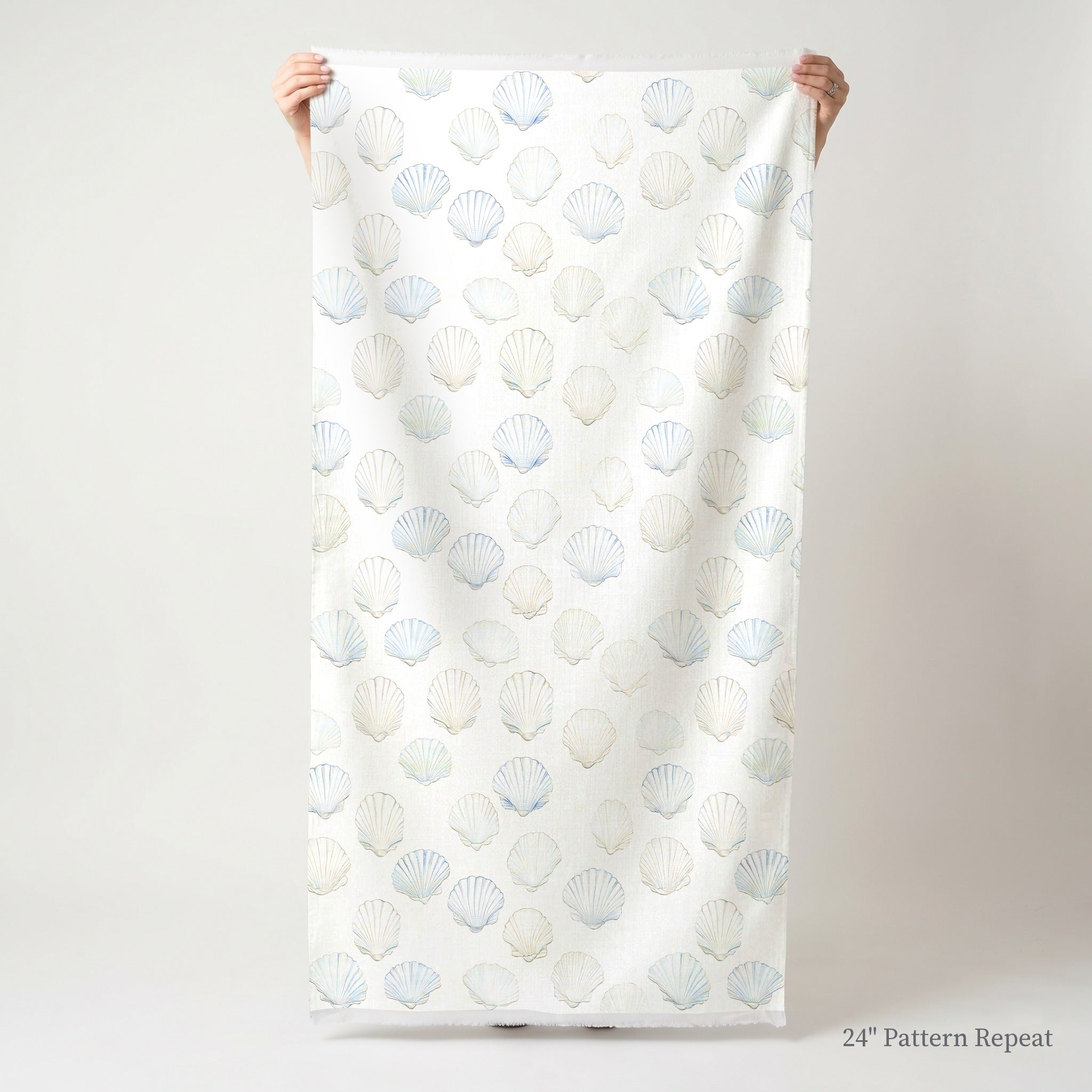 Sally's Sea Shells Fabric by the Yard