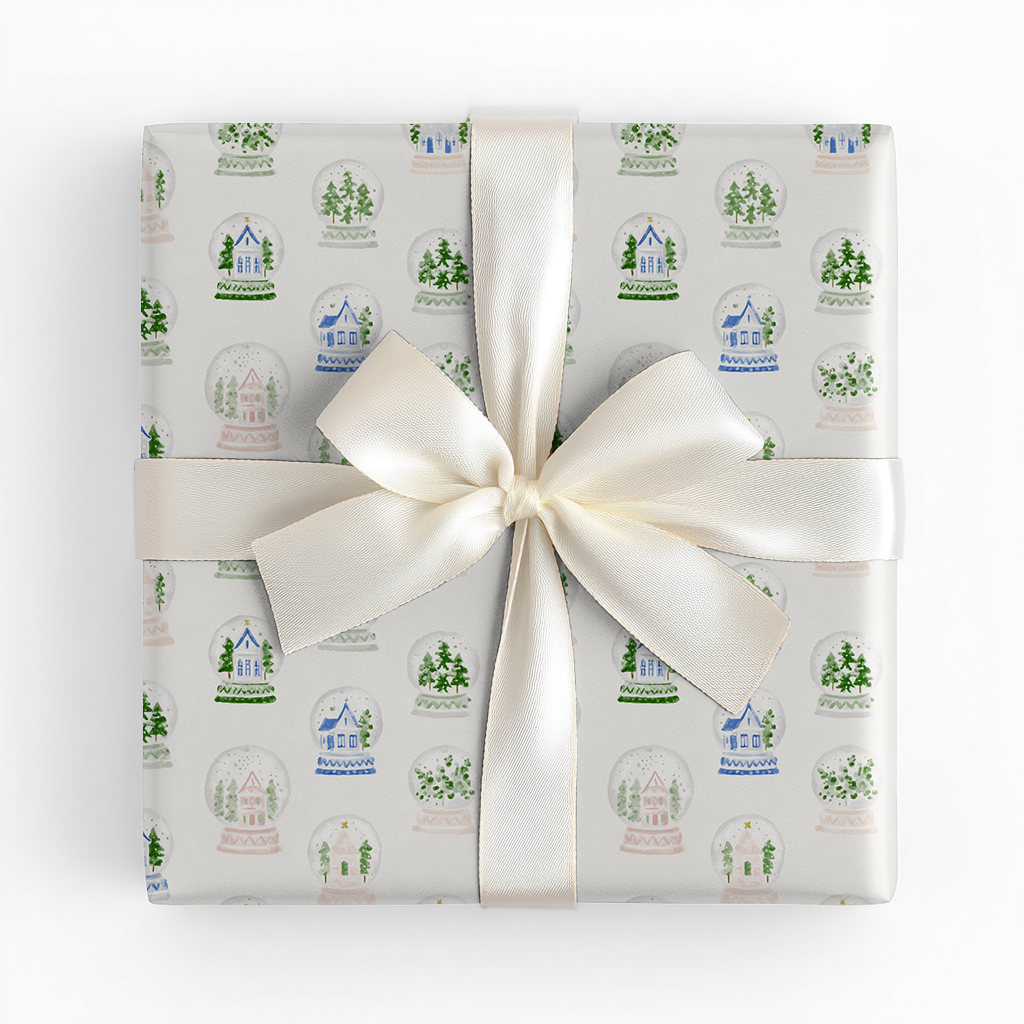 Snow Globe Street - Wrapping Paper
