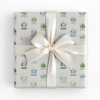Snow Globe Street - Wrapping Paper