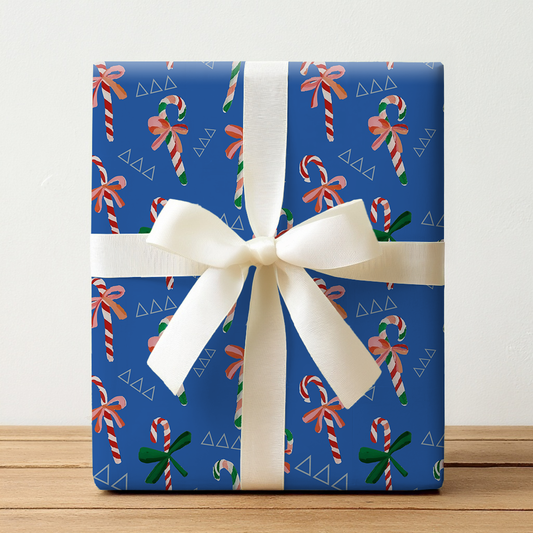 Delta Candy Canes - Wrapping Paper