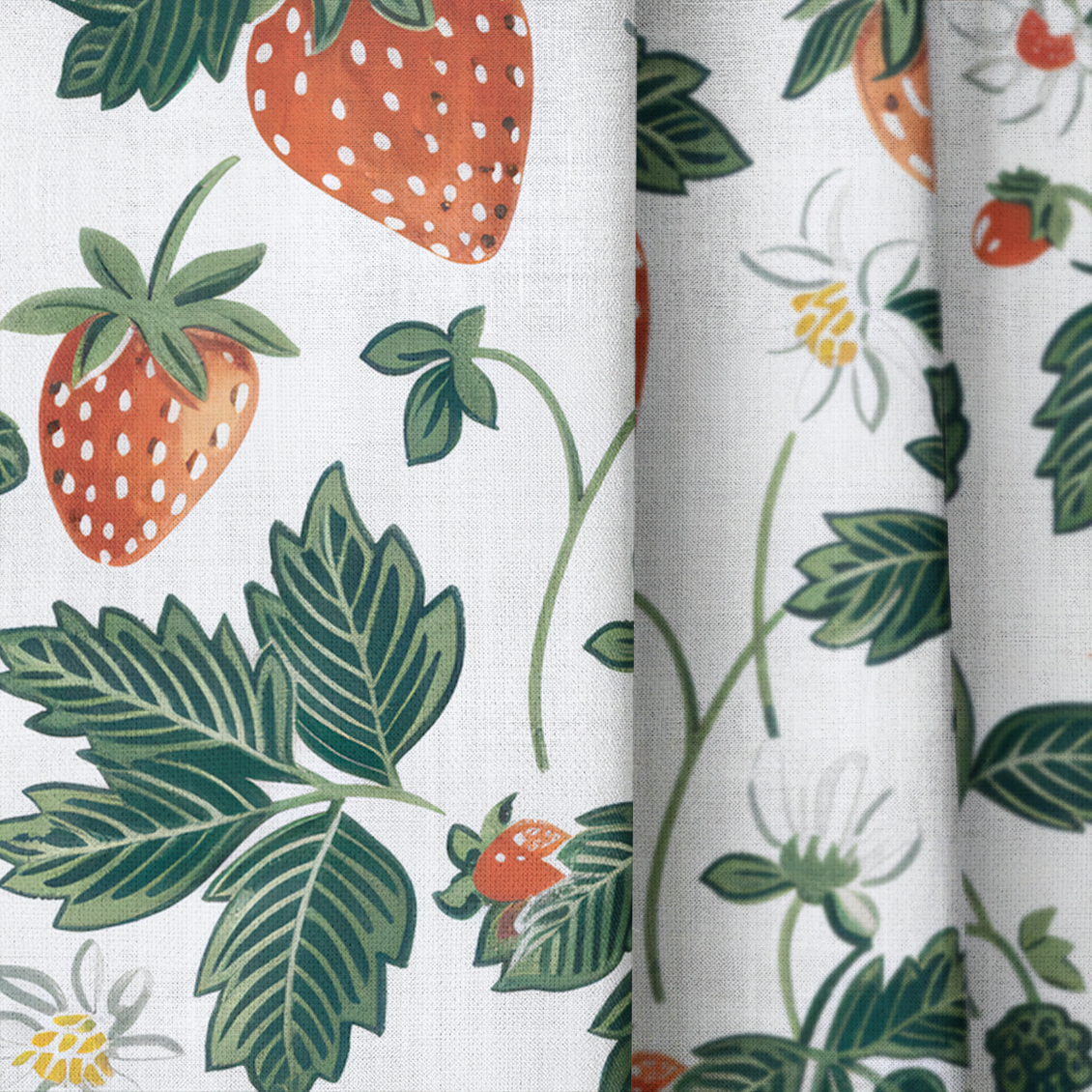 Strawberry Fields - Drapery — close up