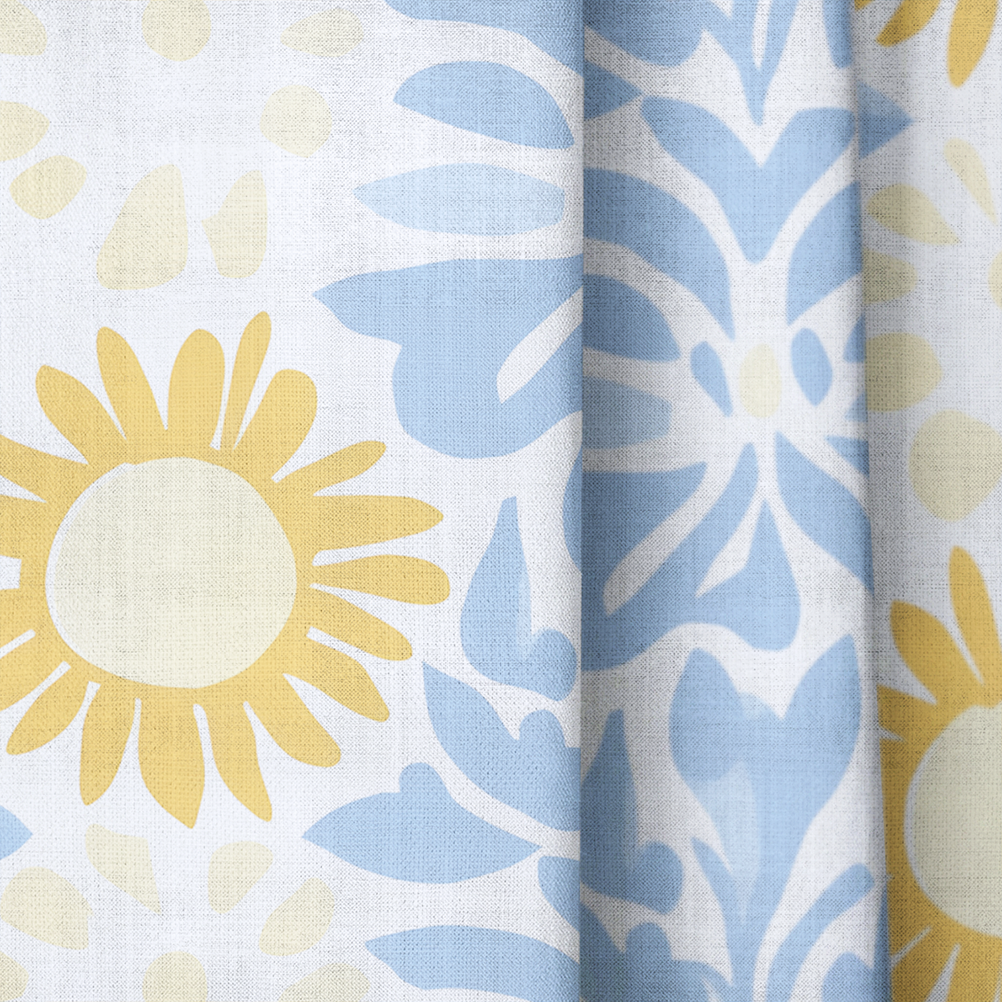 April - Drapery — close up