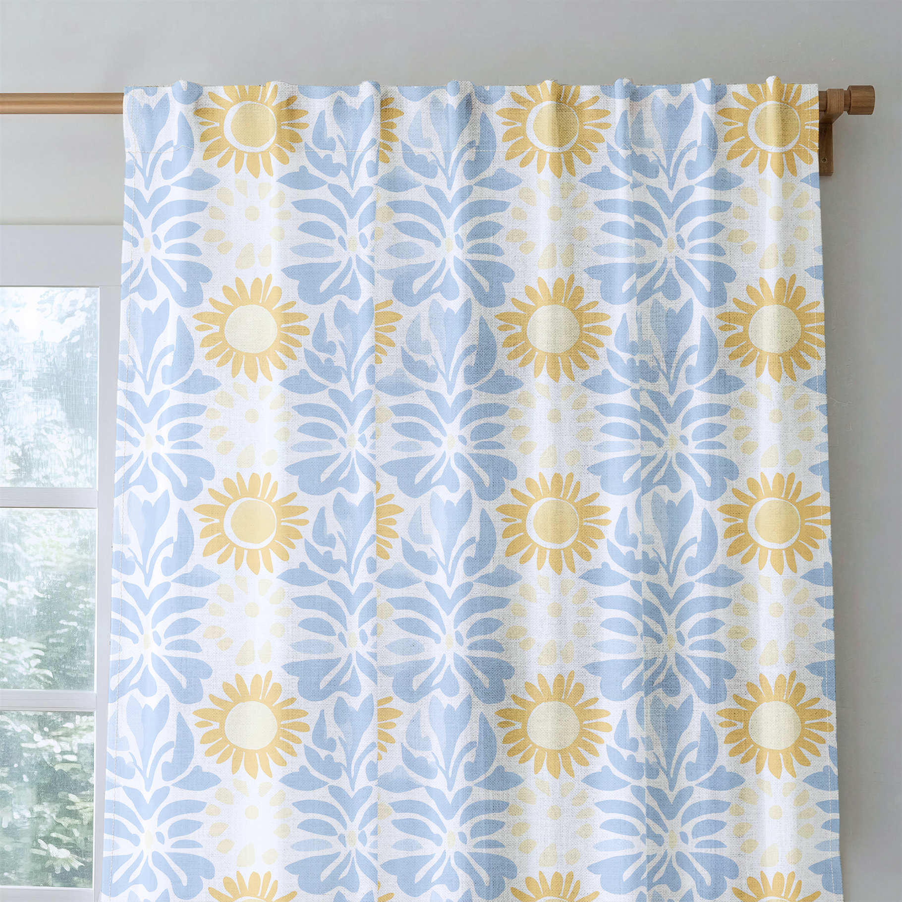April - Drapery — rod