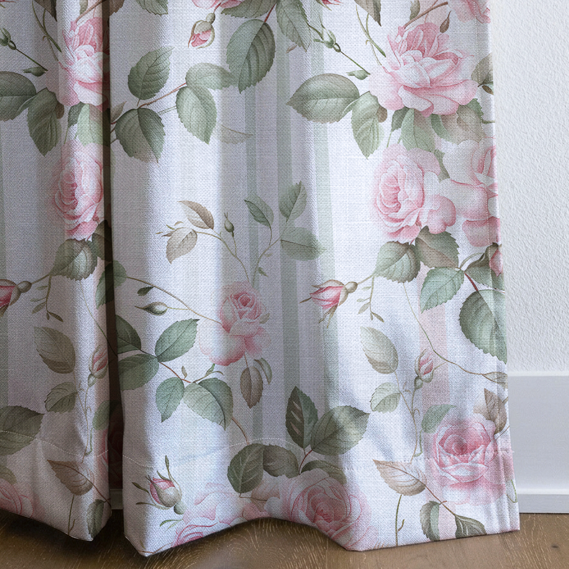 Mae - Drapery — corner closeup