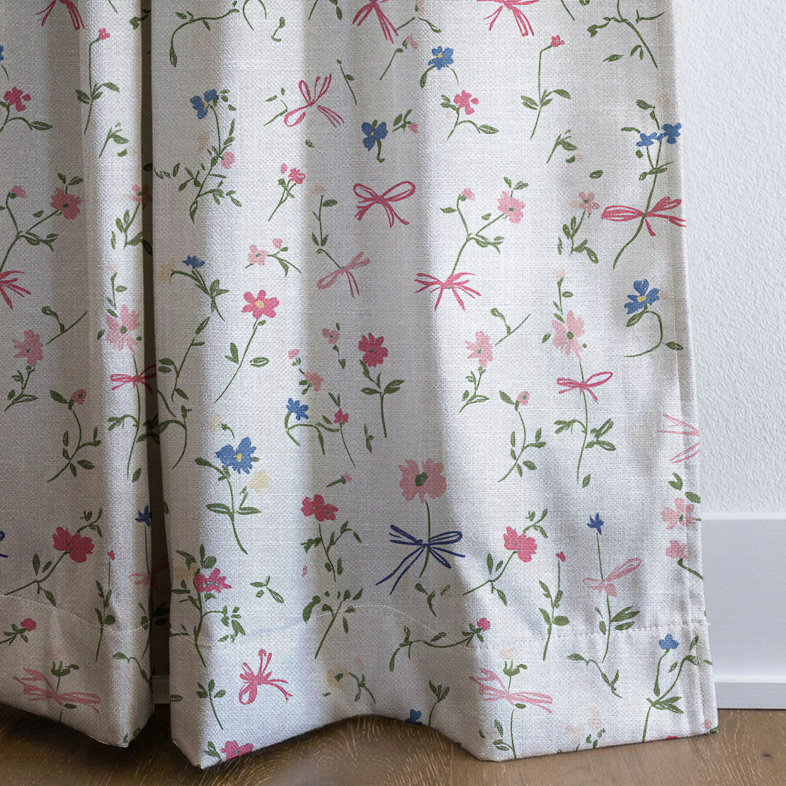Timeless Ribbons - Drapery — corner closeup