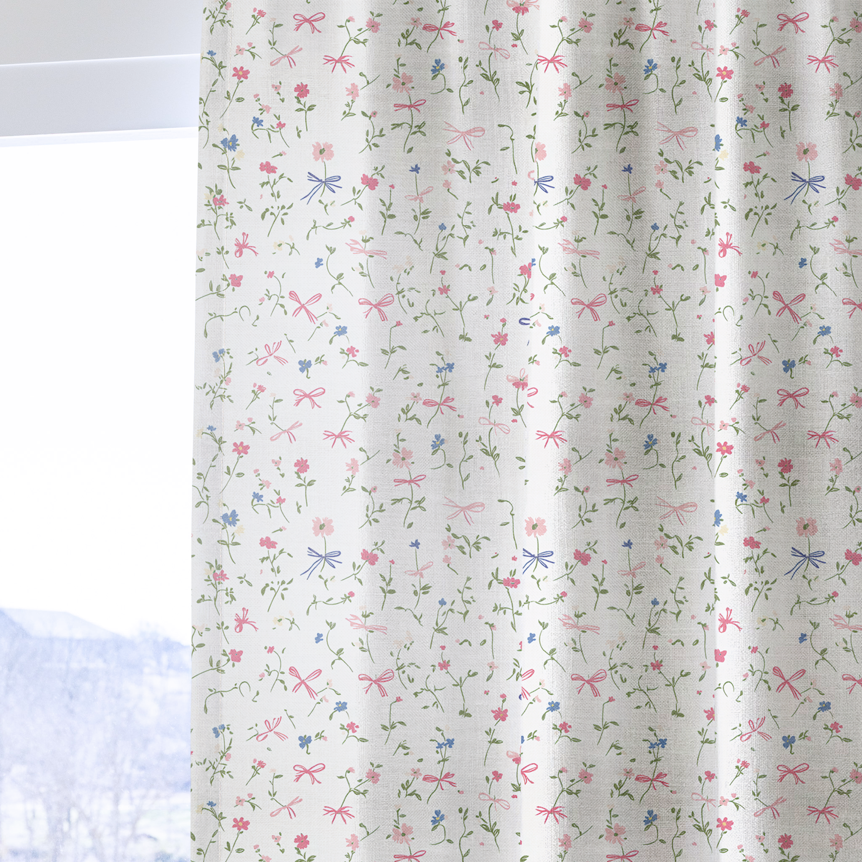 Timeless Ribbons - Drapery — one panel