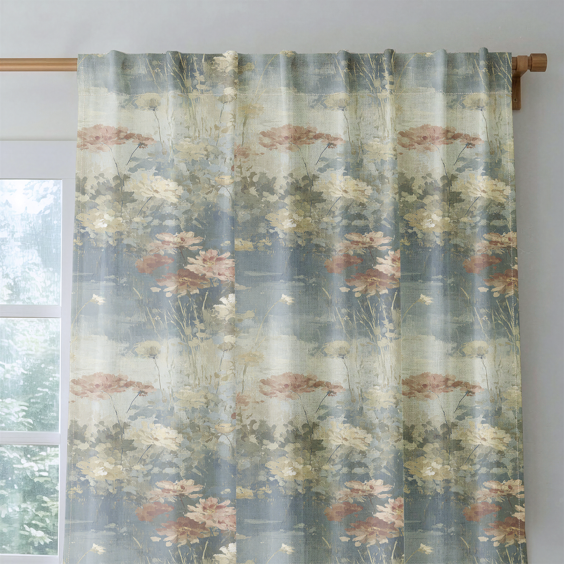 Grand Daisies - Drapery — rod