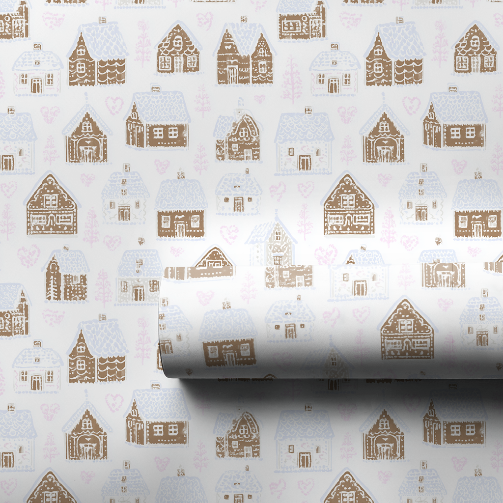 Gingerbread Village - Wrapping Paper