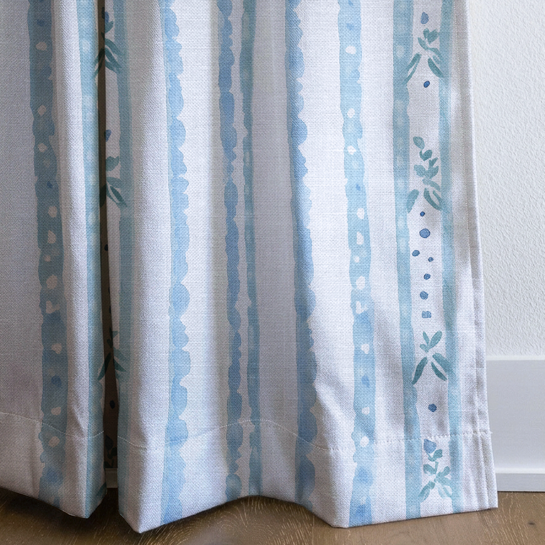Katy - Drapery — corner closeup