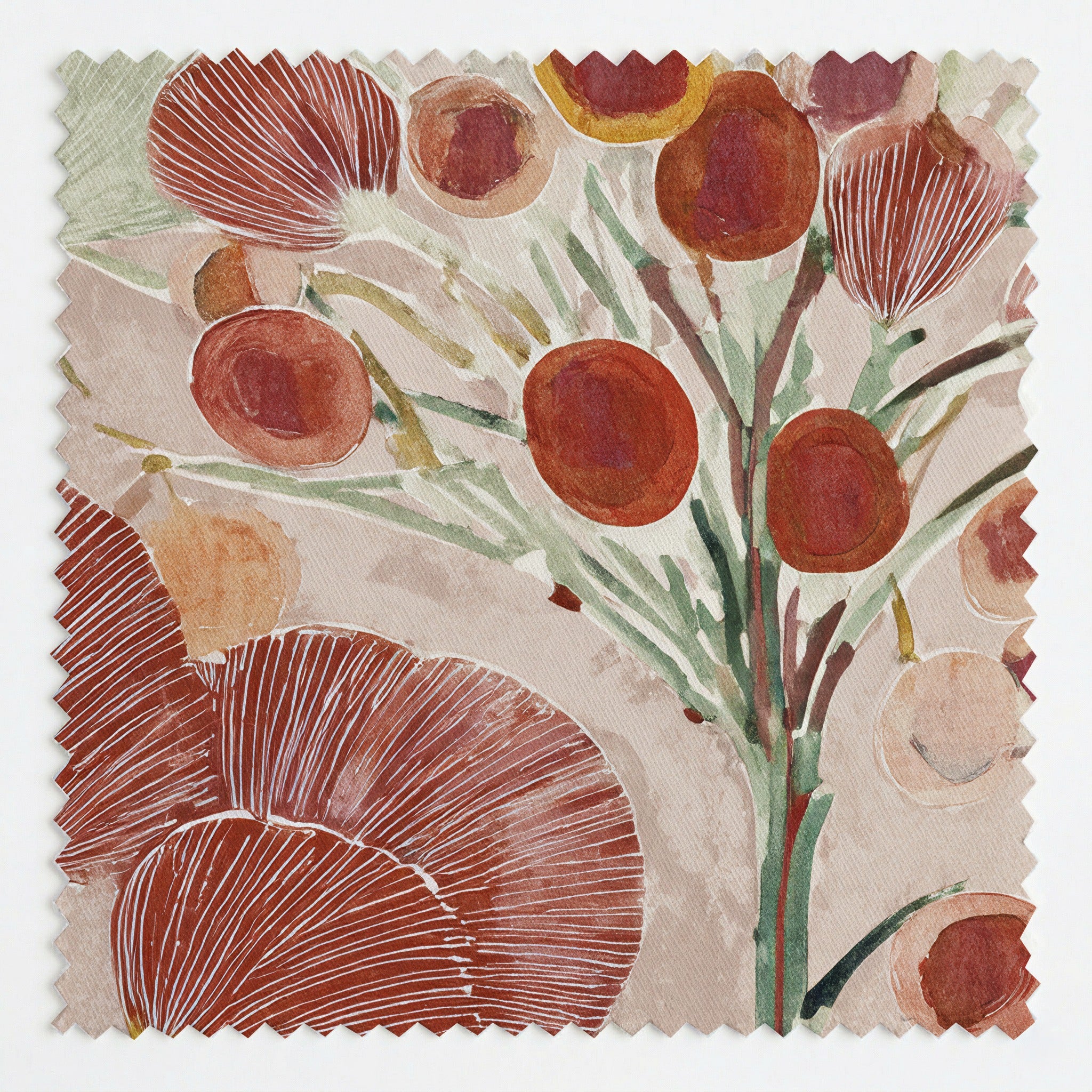 Plum Blossom Fabric by the Yard