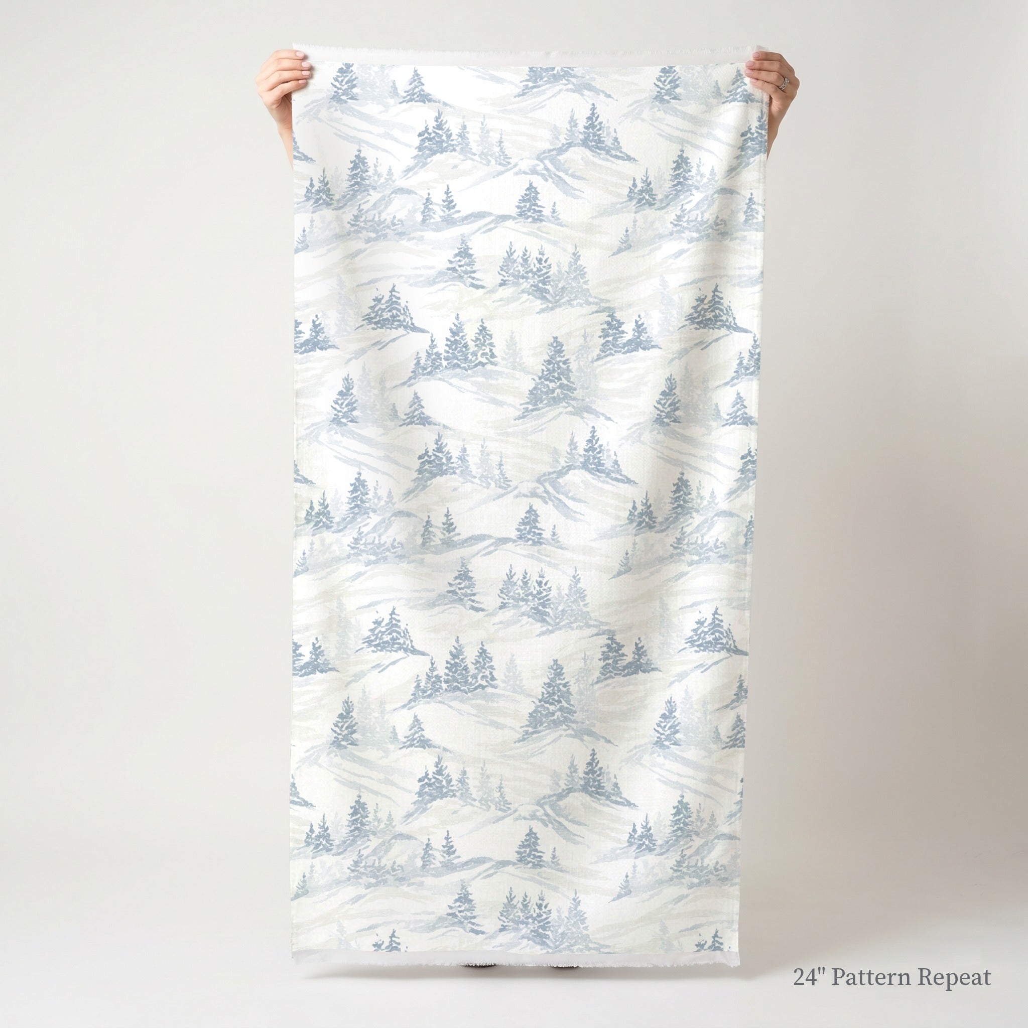 Snowy Slopes Fabric by the Yard