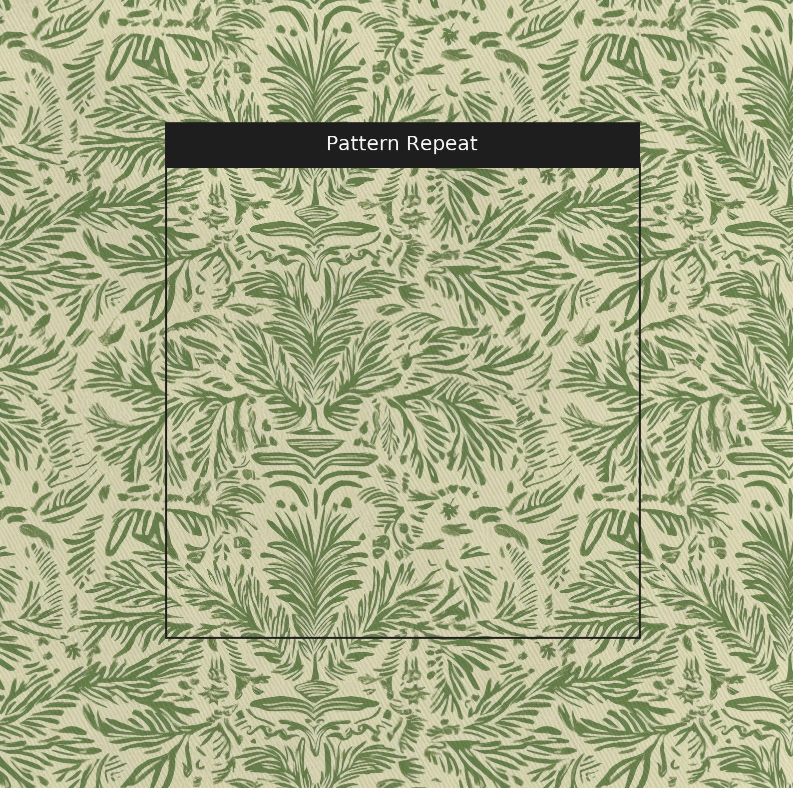 Miss Magnolia Fabric by the Yard — pattern repeat