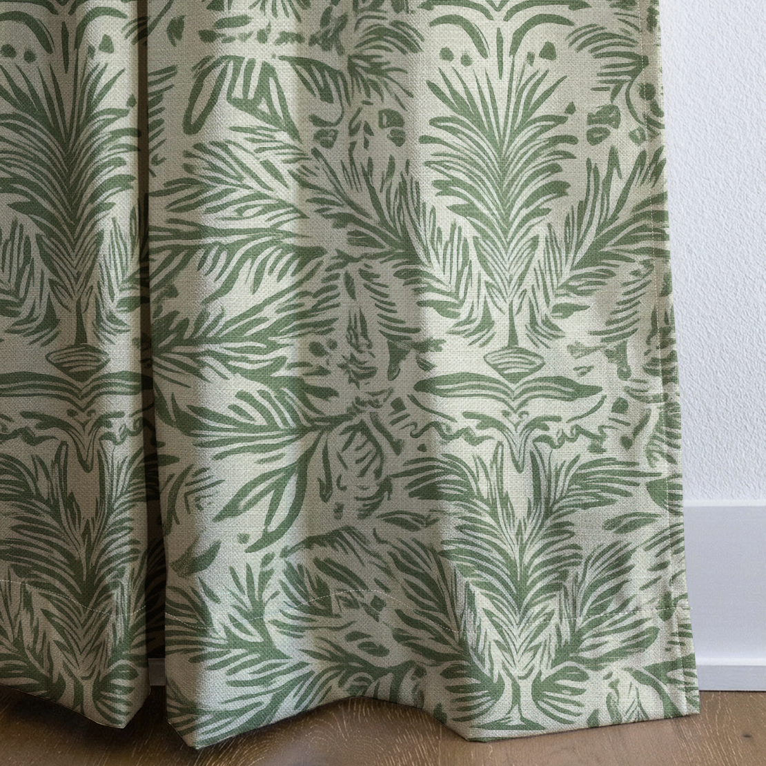 Miss Magnolia - Drapery — corner closeup