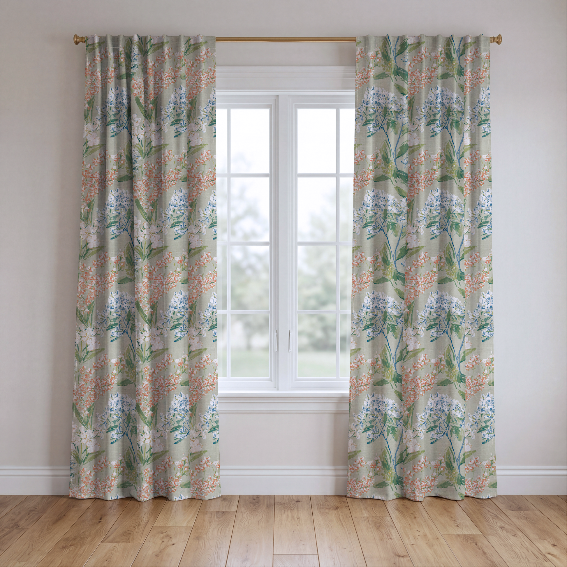 Lisette - Drapery — two panels