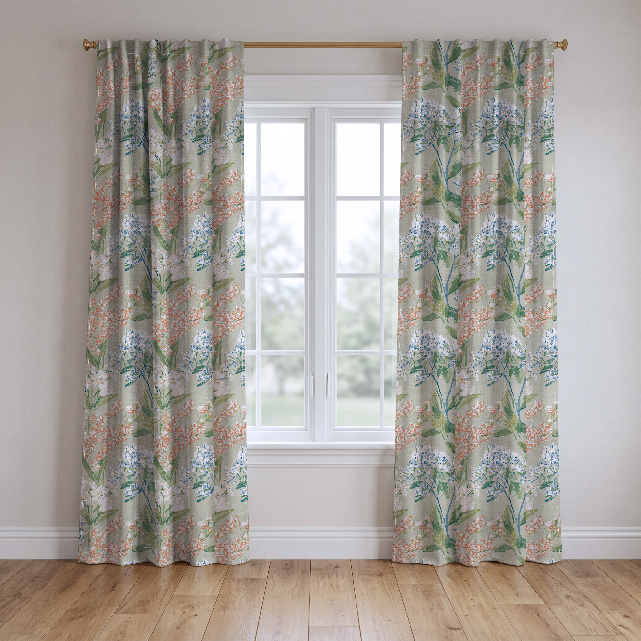Lisette - Drapery — two panels