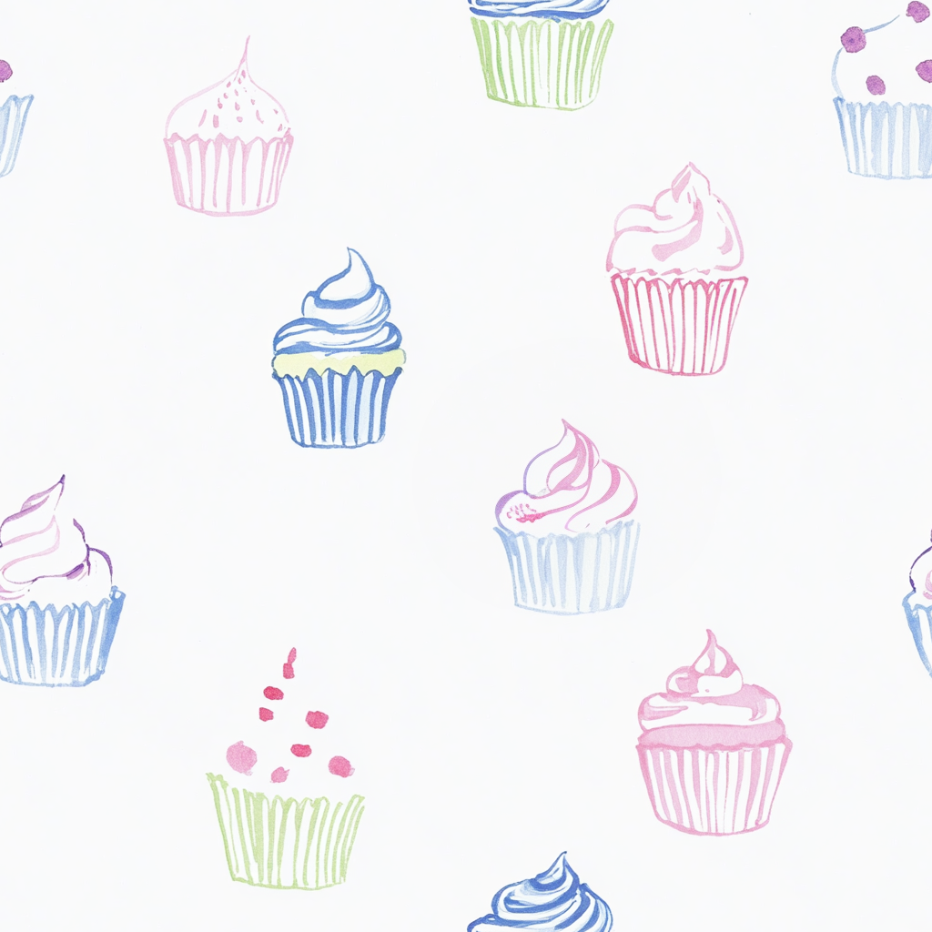 Cupcake Cuties Wallpaper