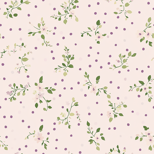 Dotted Garden Wallpaper