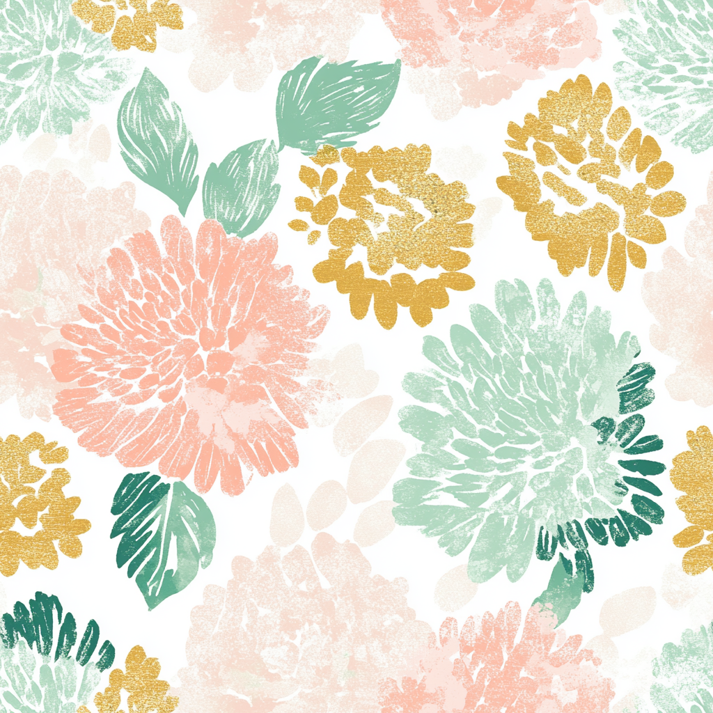 Golden Dahlia Wallpaper