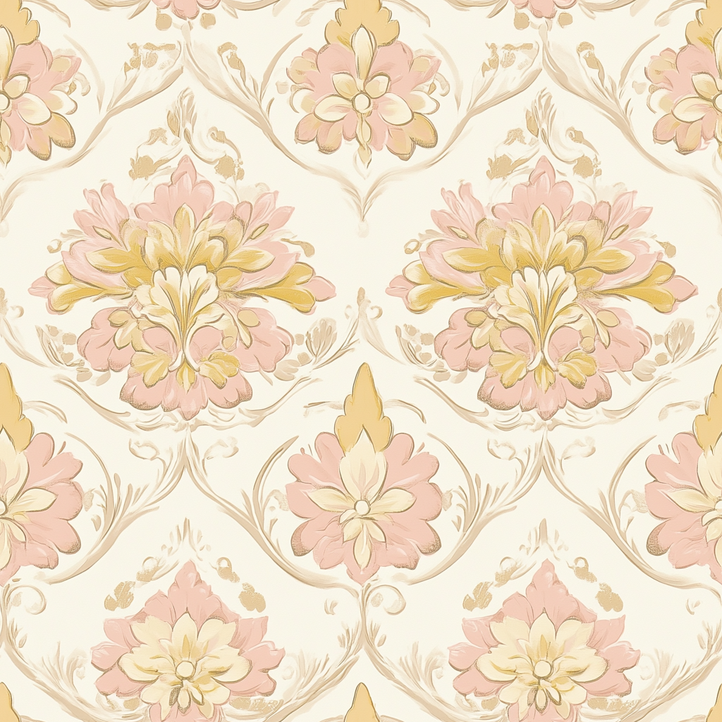 Rosewood Lattice Wallpaper