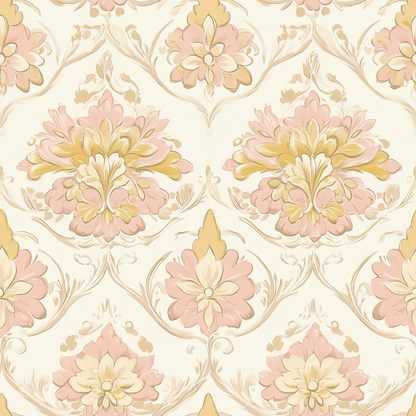 Rosewood Lattice Wallpaper