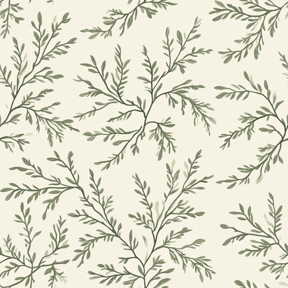 Willow Wreath Wallpaper