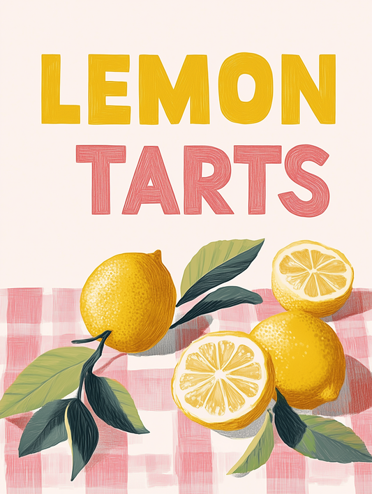 Lemon Tarts - Art Print