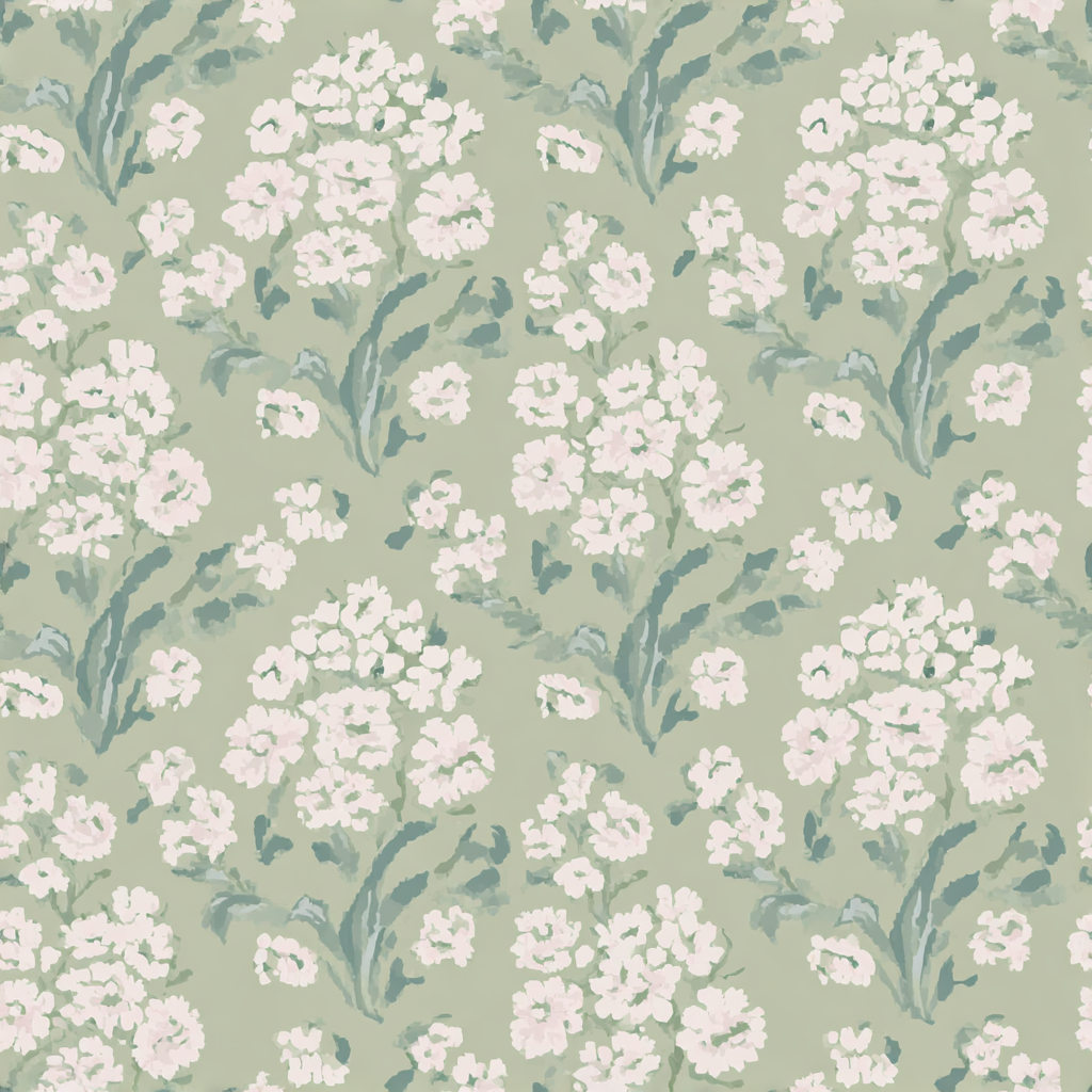 Linen Bloom Wallpaper