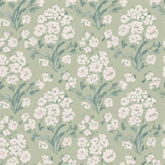Linen Bloom Wallpaper