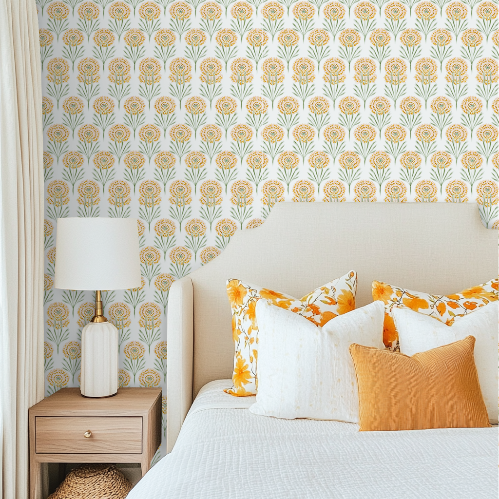 Linen Gold Wallpaper