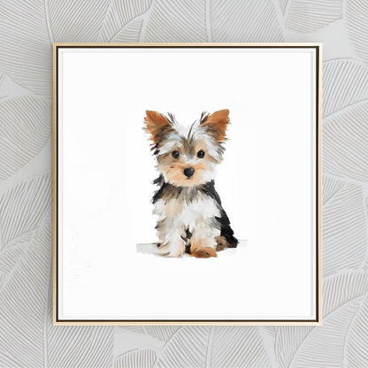 Little Yorkie - Art Print