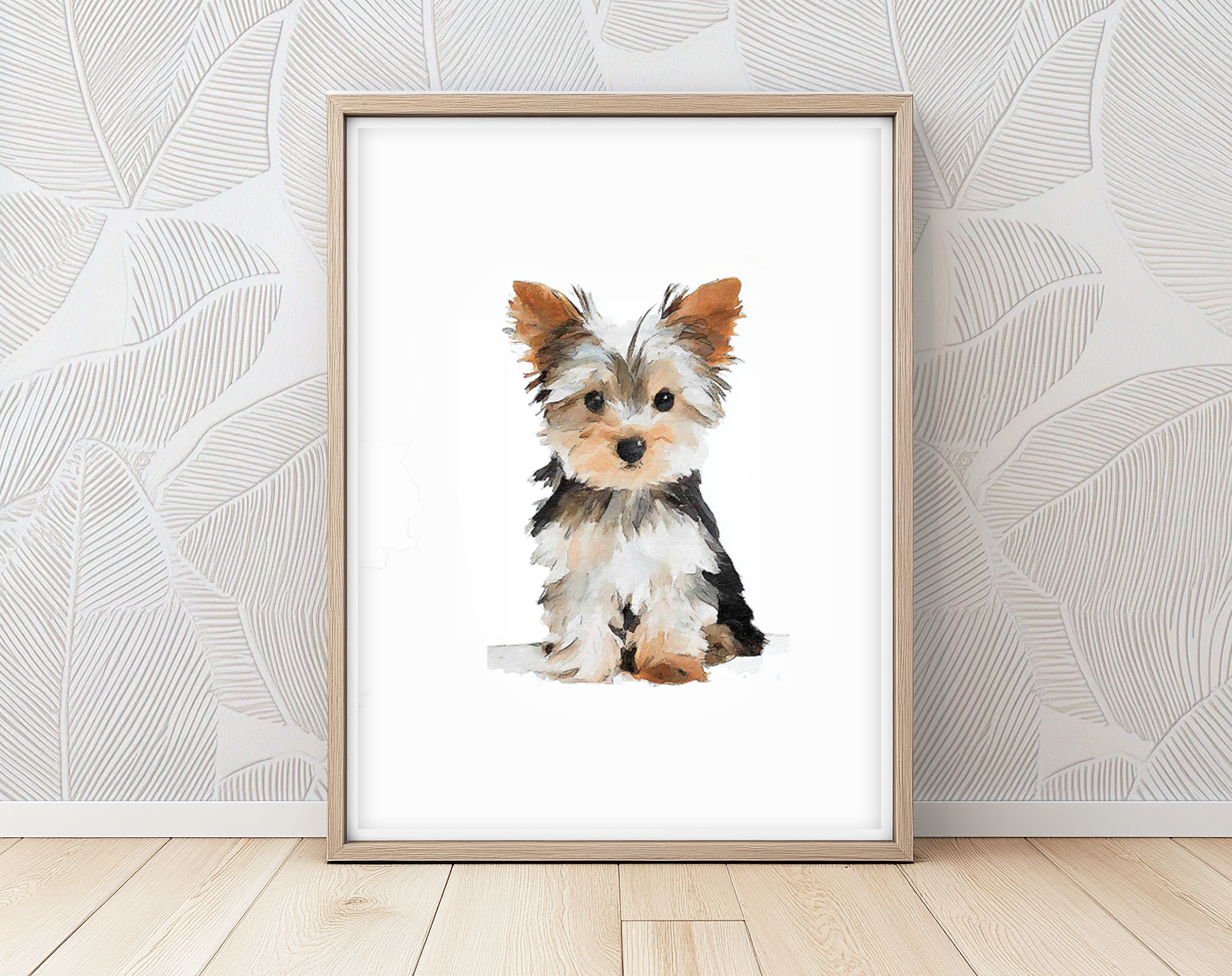 Little Yorkie - Art Print
