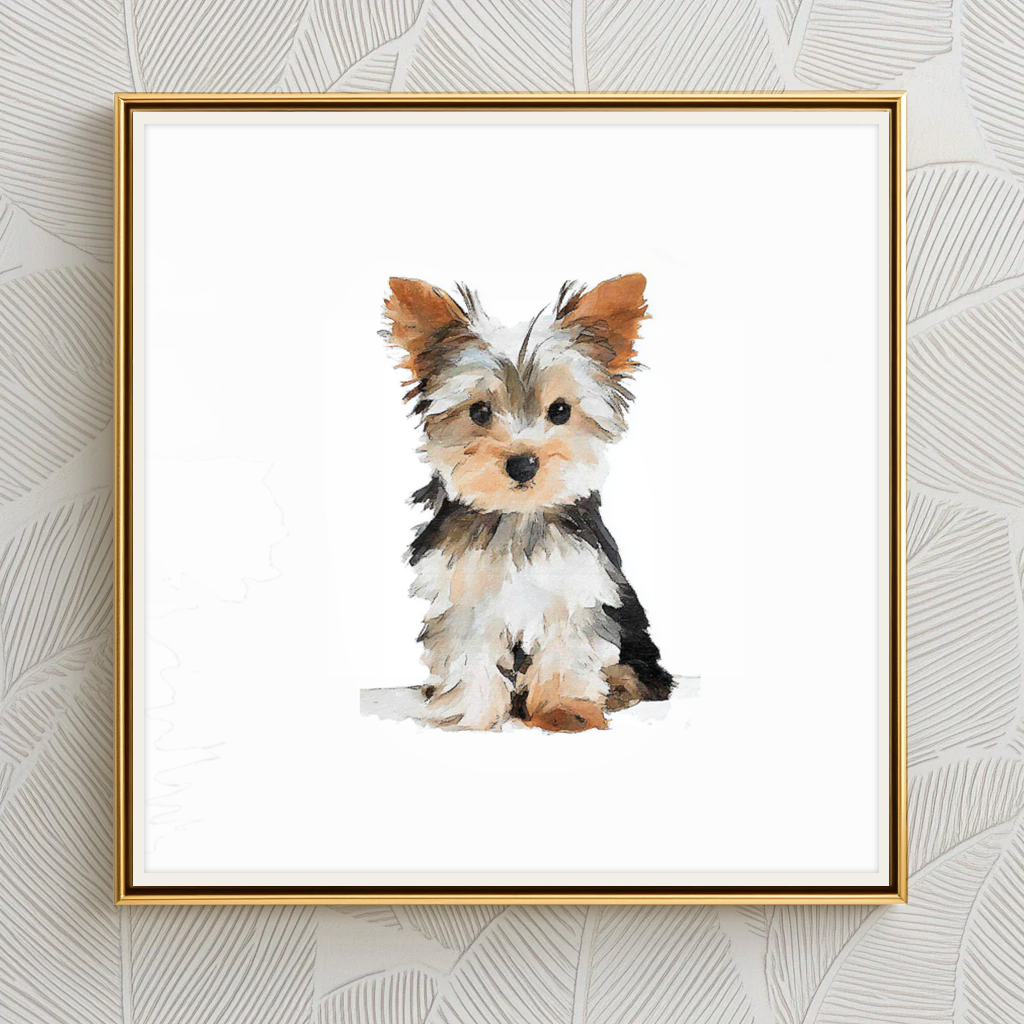 Little Yorkie - Art Print