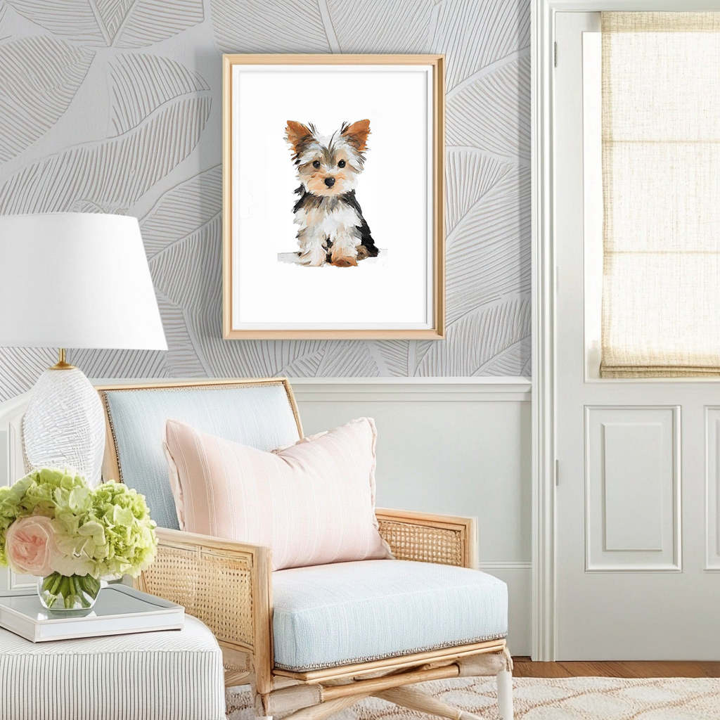 Little Yorkie - Art Print