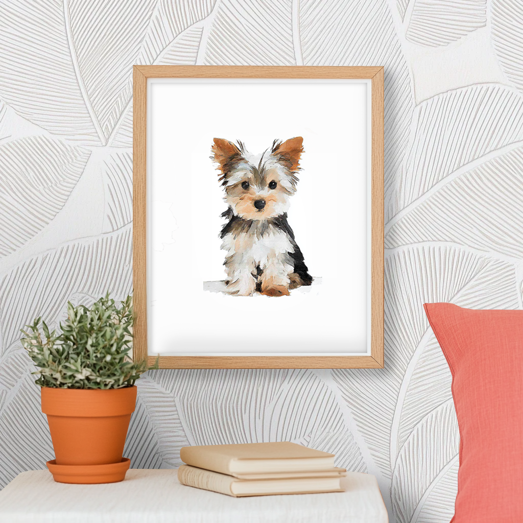 Little Yorkie - Art Print