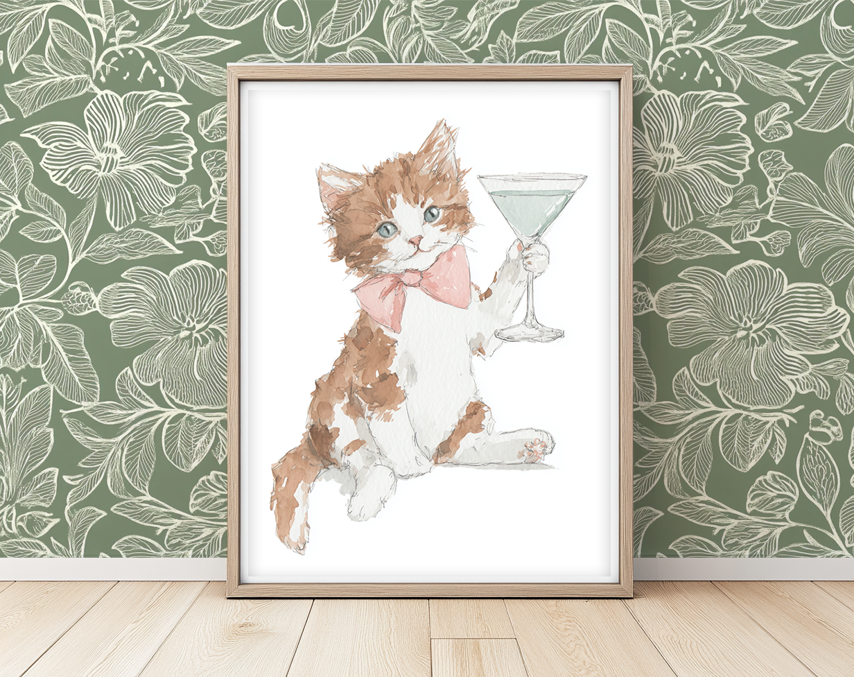 Martini Mischief - Art Print