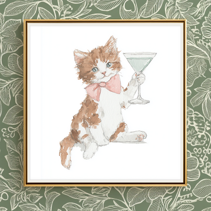 Martini Mischief - Art Print
