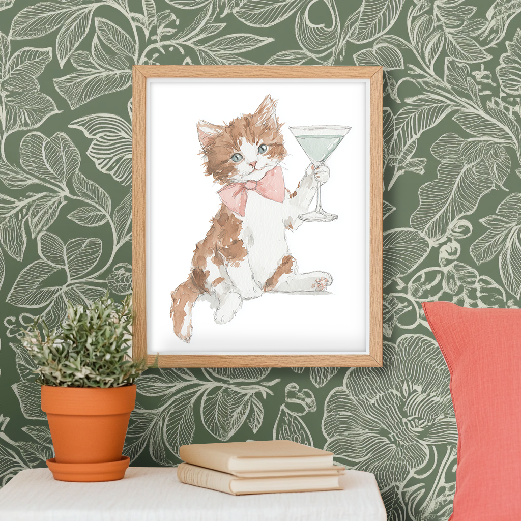 Martini Mischief - Art Print