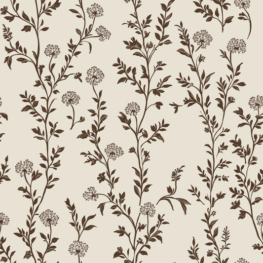 Mocha Vine Wallpaper