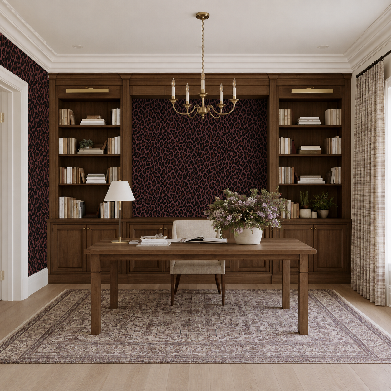 Mulberry Hunt Wallpaper