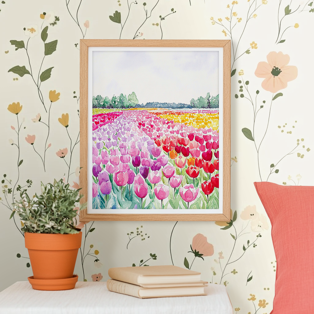 Netherland Tulips - Art Print