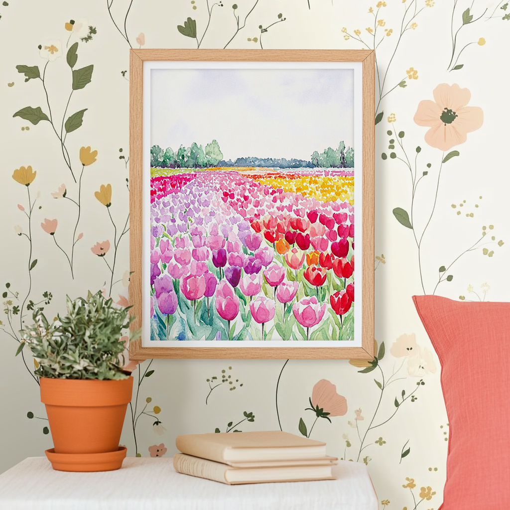 Netherland Tulips - Art Print