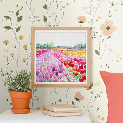 Netherland Tulips - Art Print