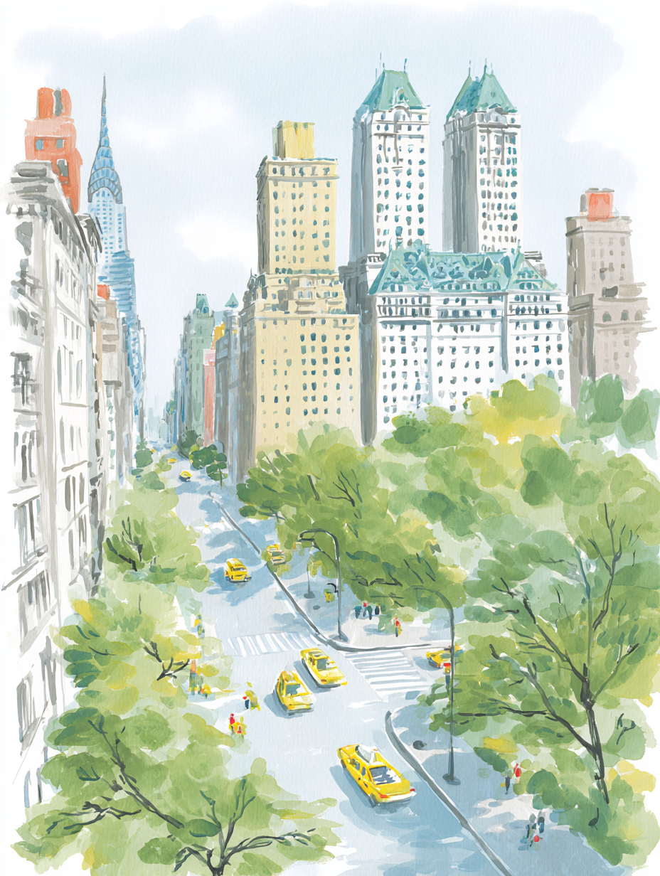 New York Spring -  Art Print